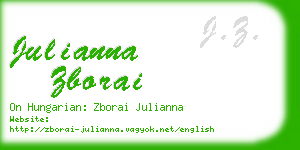 julianna zborai business card